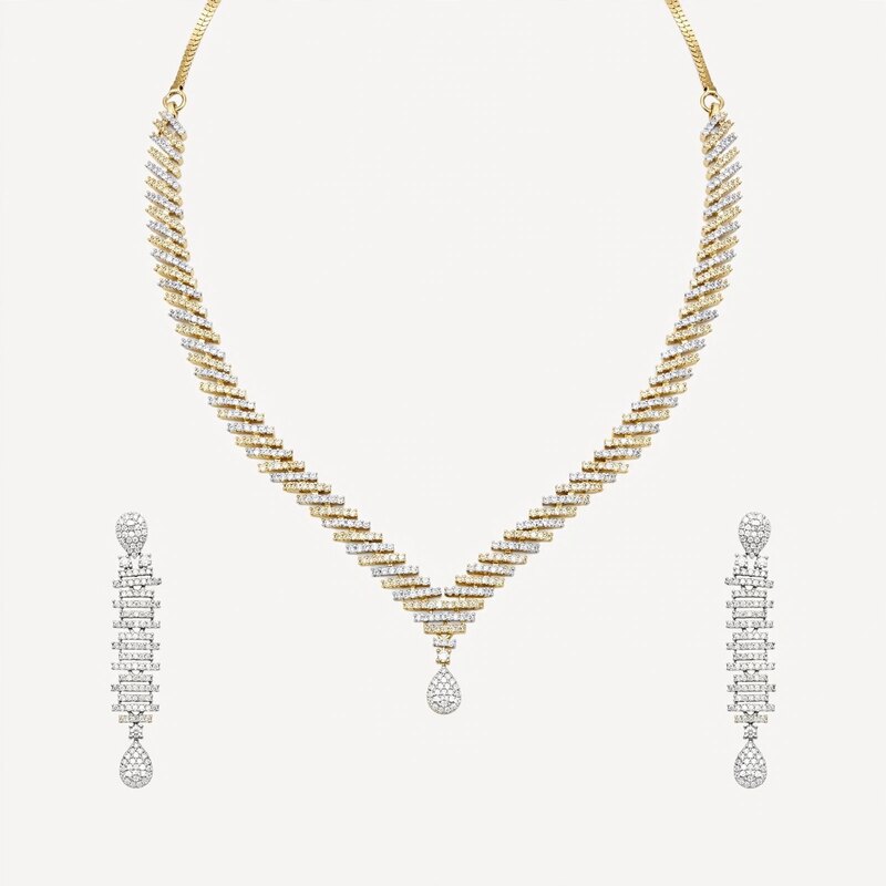 Jonaki Necklace Set – JHS 6053