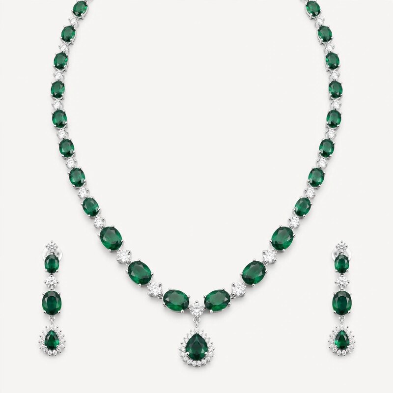 Jonaki Necklace Set – JHS 6054