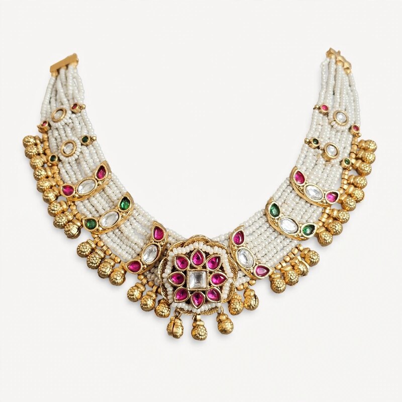 Jonaki Necklace Set – JHS 6071