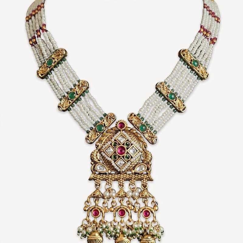 Jonaki Necklace Set – JHS 6075