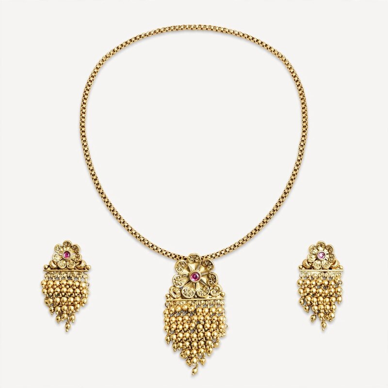 Jonaki Necklace Set – JHS 6099