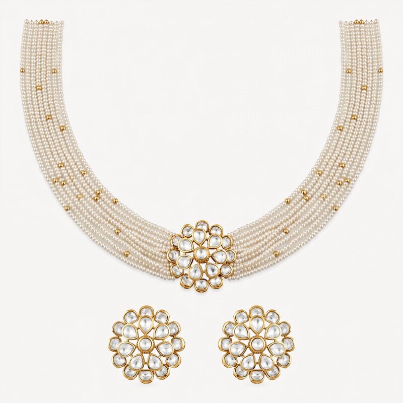 Jonaki Necklace Set – JHS 6118