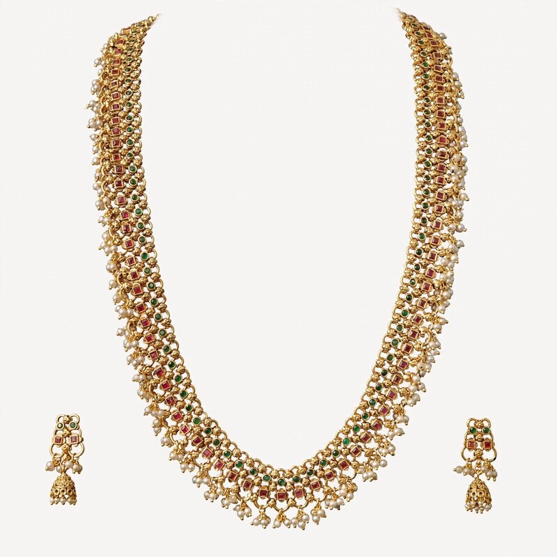 Jonaki Necklace Set – JHS 6124