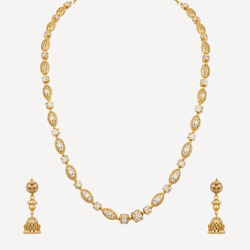 Jonaki Necklace Set – JHS 6125
