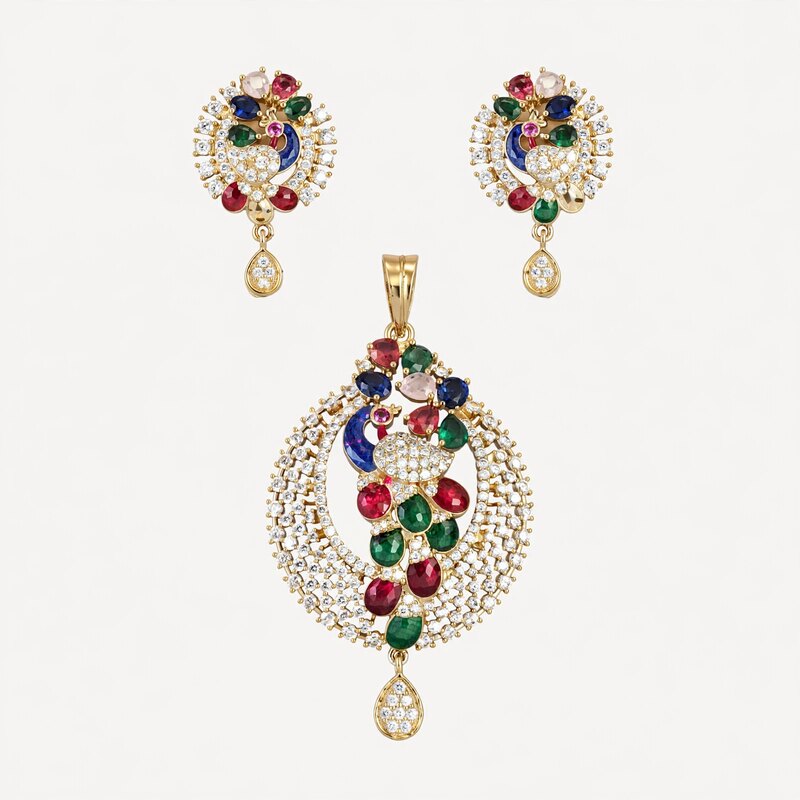 Jonaki Pendant Set – JPS 5515