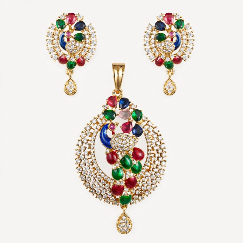 Jonaki Pendant Set – JPS 5992