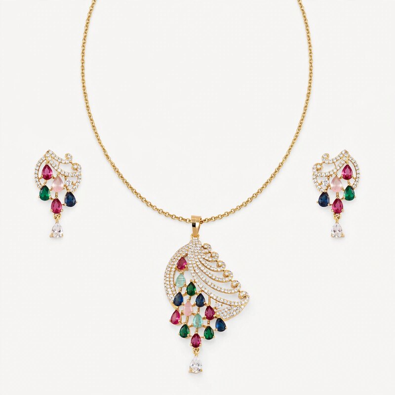 Jonaki Pendant Set – JPS 5507