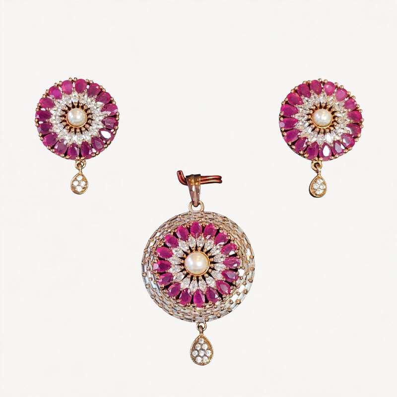Jonaki Pendant Set – JPS 5506
